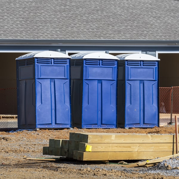 are there any restrictions on where i can place the portable toilets during my rental period in Firestone CO